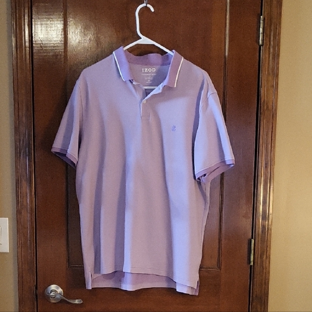 Izod Men's Lavender Polo Shirt